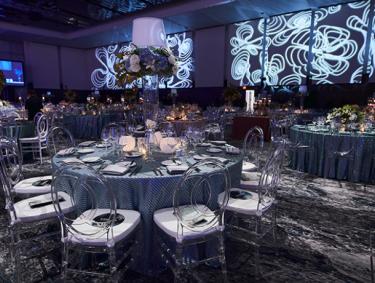 Grand Ballroom filled with tables and chairs for an event.