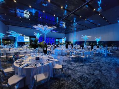 events-2022.jpg Event ballroom at the MBCC with tables
