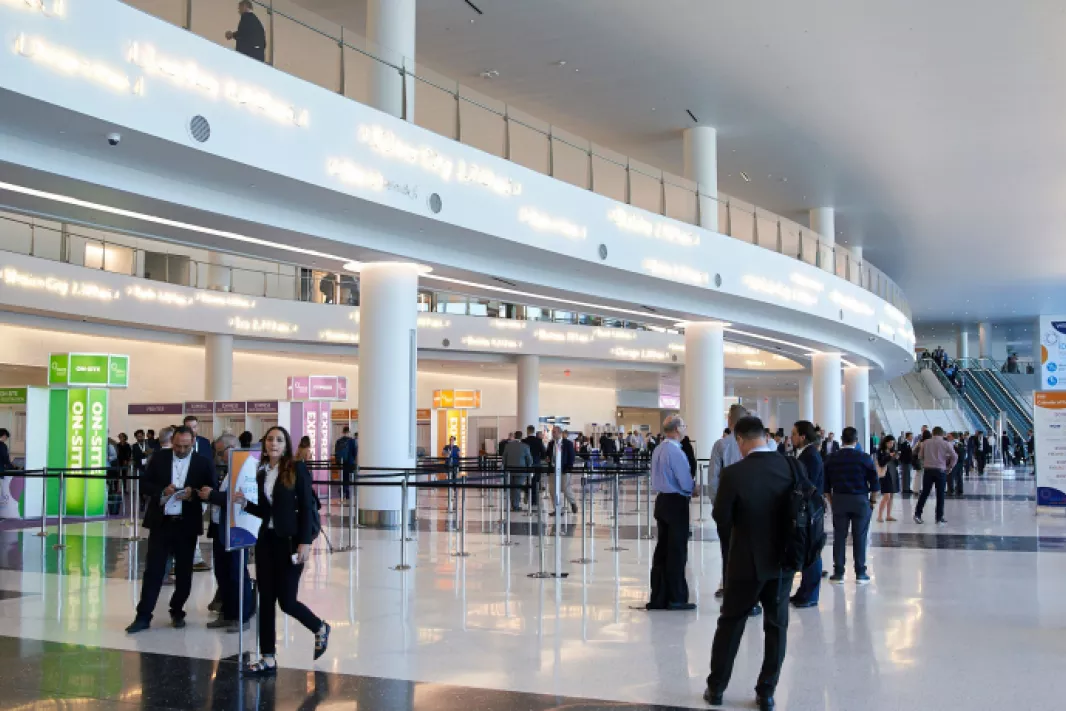 Internal Space in Miami Beach Convention Center