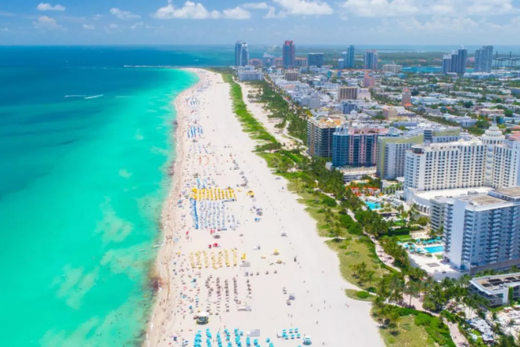 Ariel View of Miami Beach